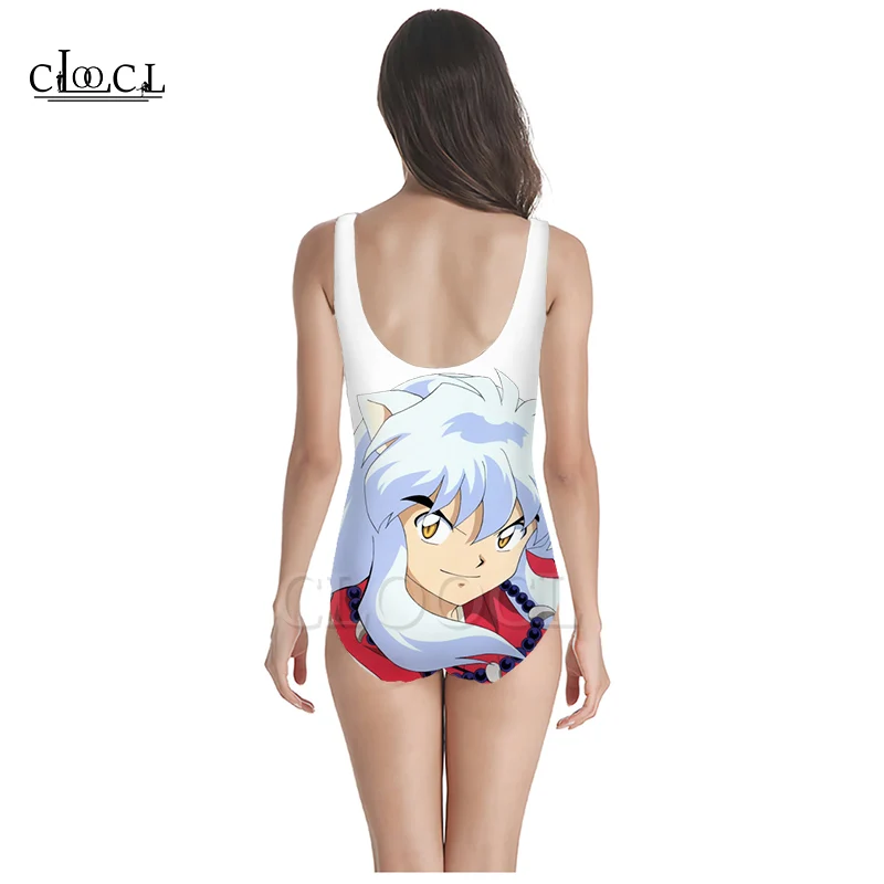 CLOOCL новейшее японское аниме инуяся 3D печать цельный купальник женский купальный