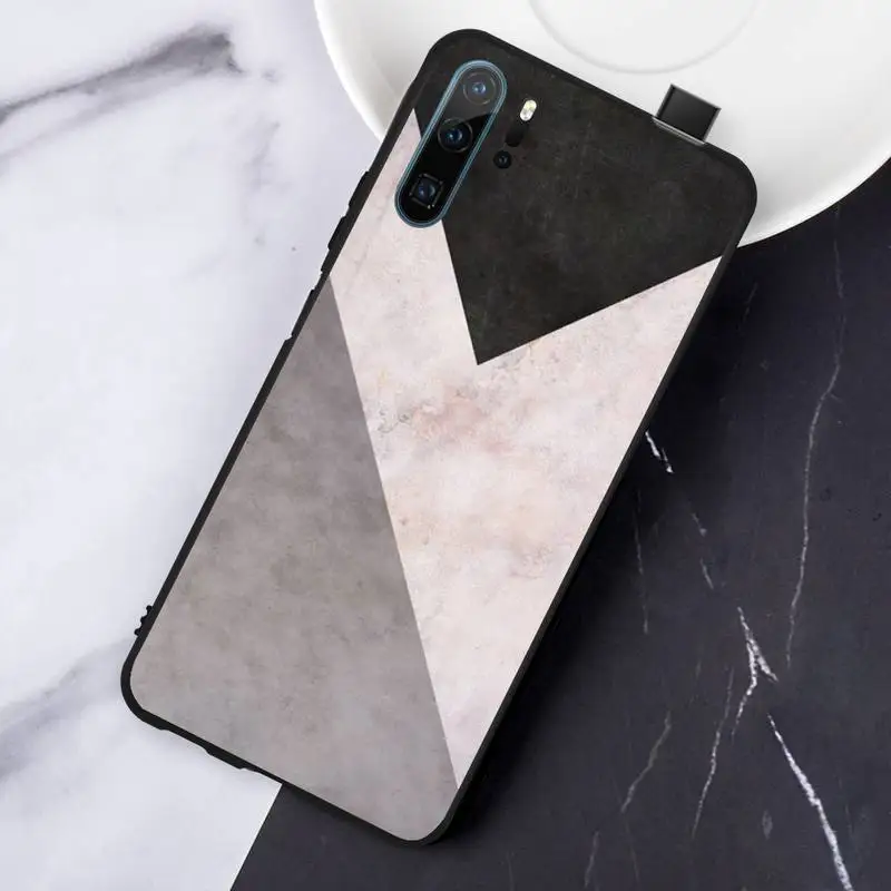 

Pink marble geometry pattern Phone Case For Huawei honor Mate P 10 20 30 40 Pro 10i 9 10 20 8 x Lite