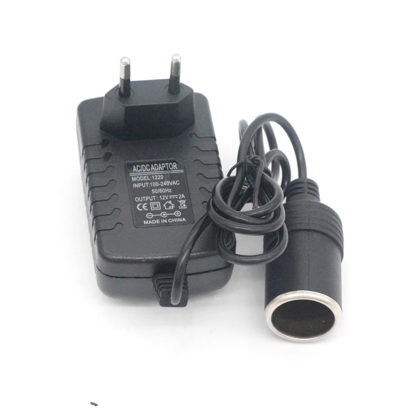AC 100 V-240 V 100V 220V DC/DC 12 В автомобильного прикуривателя AC/DC Мощность конвертер адаптер
