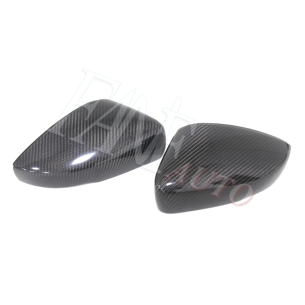 Чехол для бокового зеркала заднего вида из настоящего углеродного волокна Volkswagen