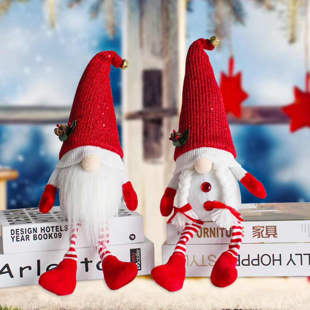 

Christmas Decorations Faceless Doll Merry For Home Ornament Mini Little Doll Dwarf Old Man Xmas Happy New Year 2021 Noel Navidad