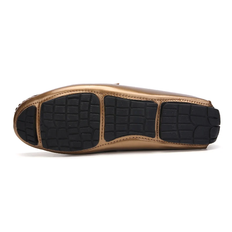 

Mens Shoes Gold Silver Sneakers Casual Shoes Slip-on Soft Shoes for Men Loafers Lightweight Breathable Italian Driving Shoes