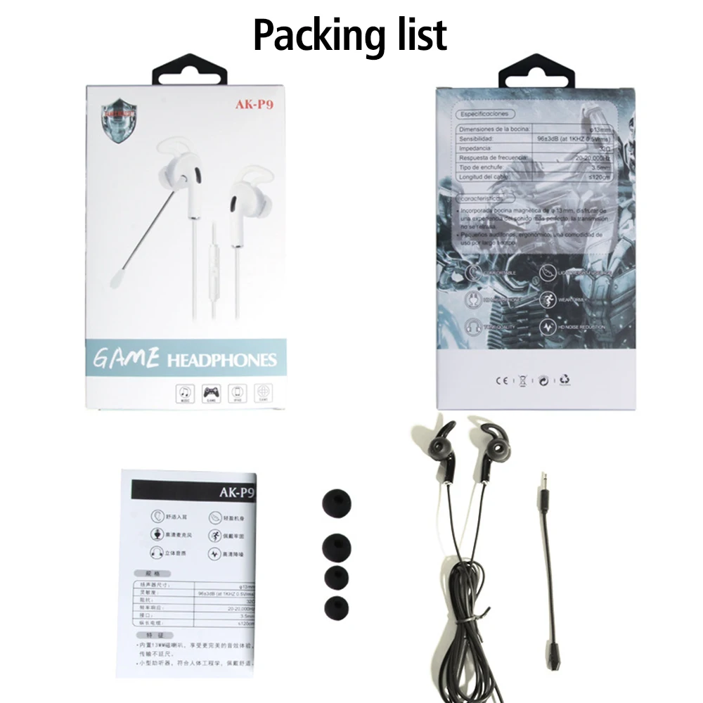 

!ACCEZZ Wired Gaming Earphones with Microphone Noise Cancelling Headset 7.1 for PUBG PS4 CSGO Casque Mobile Phone Earbuds Gamer