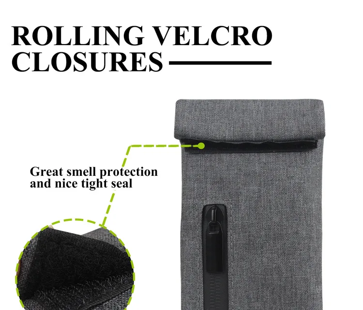 

Odor Proof Bag Tobacco Pouch Bag Case Carbon Lined Tobacco Pouch for Weed Herb Smell Proof Container Case Tobacco Storage Bag