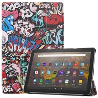 for amazon fire hd 10 plus hd 8 plus case slim e reader cases tablet flip sleeve fold stand shockproof shell protective cover