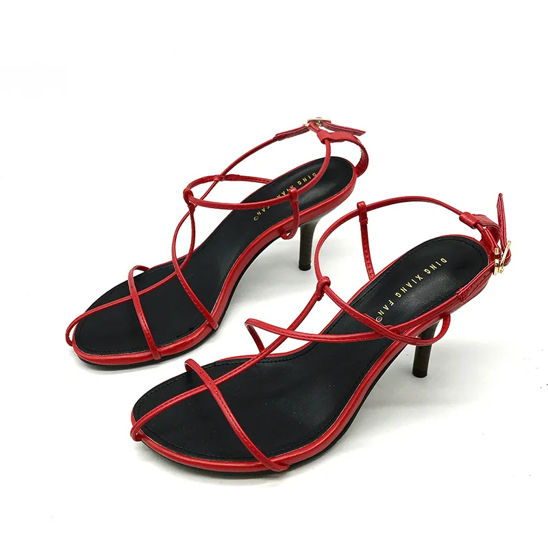 Fashion Women Sandals Narrow Band Classic High Heels Stiletto Open Toe Thin Heel Shoes Summer Women's | Обувь