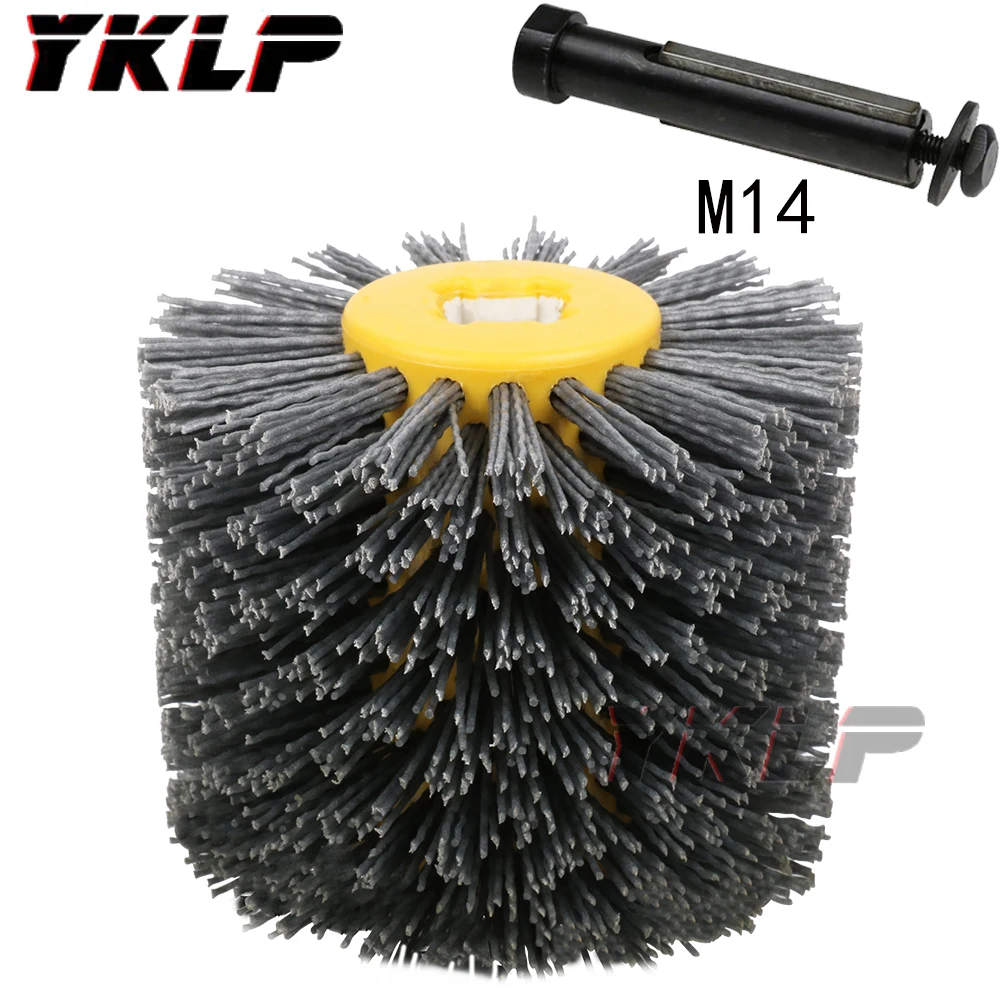 

120mm Angle Grinder Abrasive Wire Nylon Brushes Deburring Polishing Buffing Wheel for Furniture Wood Grit 80/120/180/240/320