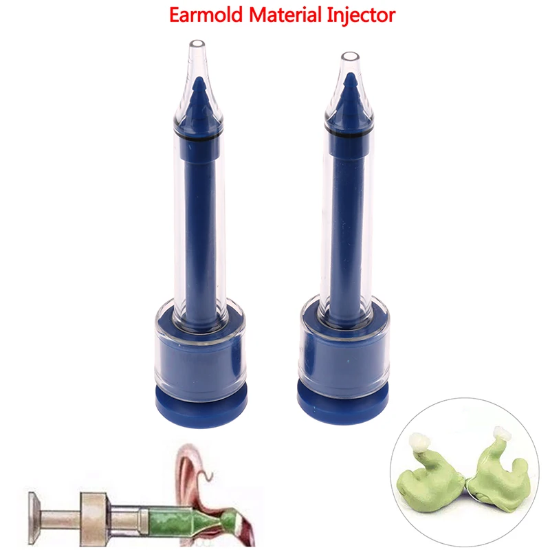 1PC 3mm 4mm Nozzle Impression Syringe Injector Ear Impressions Taking DIY Earmold Material Injector Professional