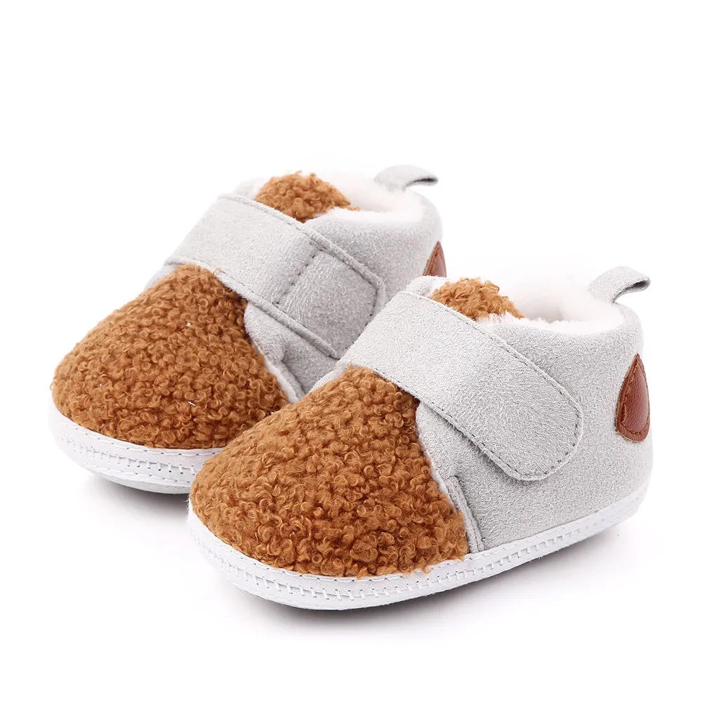 

Winter Baby Boys Crawling Shoes Baby Shoes For Girls Snow Boot Newborn Cartoon Keep Warm Cotton Non-slip Infant Toddler Shoes