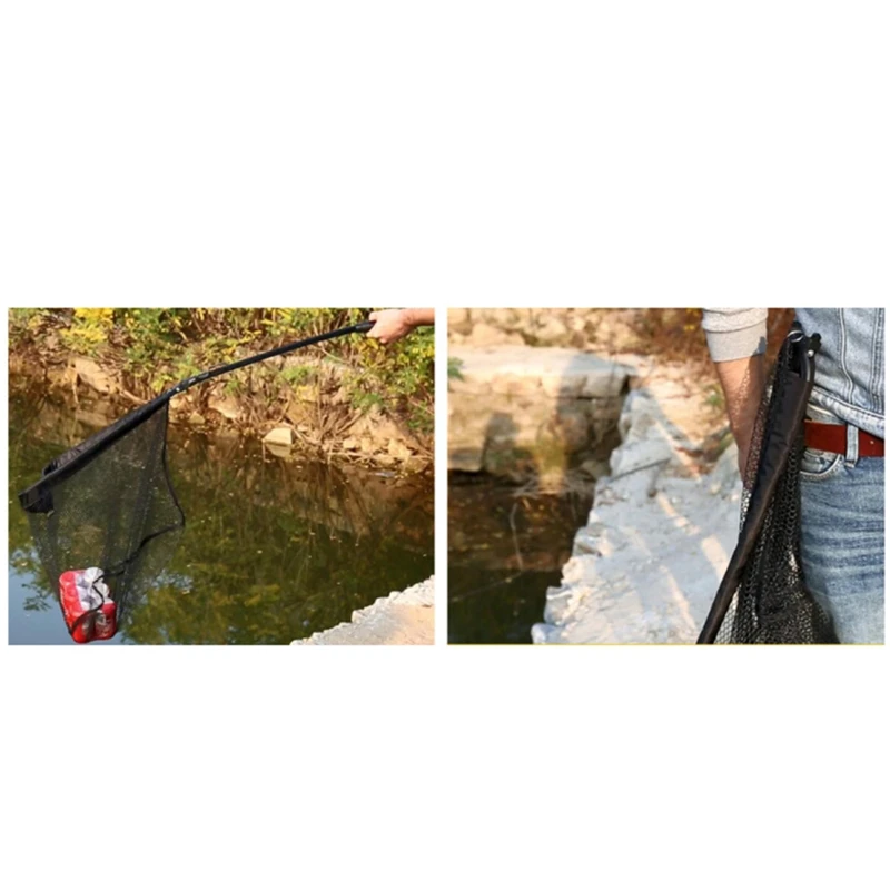 

HONOREAL Retractable Fishing Net Telescoping Foldable Landing Net Pole Folding Landing Net for Fly Fishing