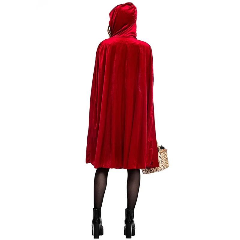 Аниме сказочные сказки маленький красный капюшон для верховой езды с капюшоном