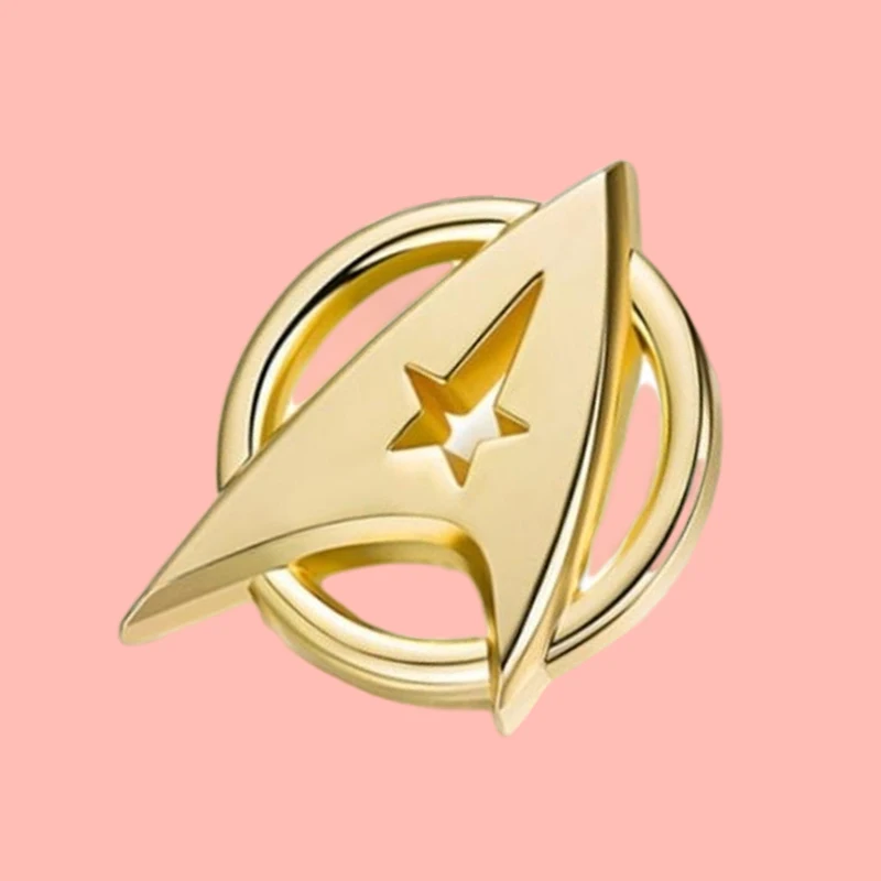 Эмалированная брошь Звездный путь Флот команды Insignia Значки булавки для лацканов