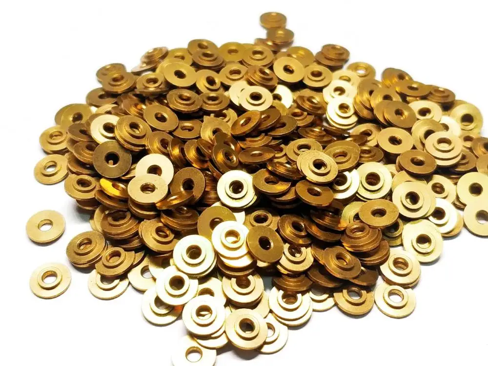 40 шт. 2*6 мм направляющие роликовые шайбы с ЧПУ латунные втулки подшипником