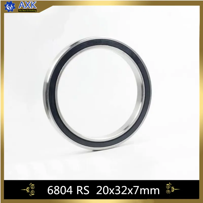 6804 2RS подшипник 20*32*7 мм 10 шт ABEC 1 Метрическая тонкий срез 61804RS RS шариковые
