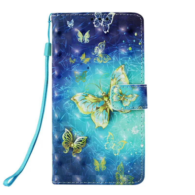 Golden Butterfly Милый чехол-книжка для sony Xperia 10 XA3 XZ3 XZ2 Compact XZ1 XZ Premium XA2 Plus Ultra XA1 L2 Z3 Чехол-бумажник из искусственной кожи новинка DP03E - Цвет: Golden Butterfly