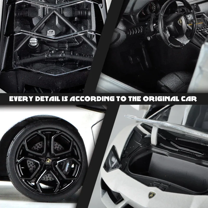 WELLY 1:24 Aventador LP700 4 брелок для автомобильных ключей модель с литьем под давлением