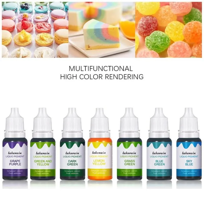 

9 Colors Diy Supplies Beauty Lip Gloss Lip Glaze Materials Tools Pure Food Pigment Plant Pigments Coloring J6Z9