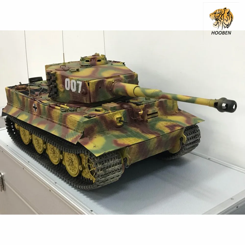 HOOBEN 1:10 RC RTR Танк TigerI позднего производства Wittmann тяжелый танк Второй мировой войны на радиоуправлении полная функция AFV, готов к запуску