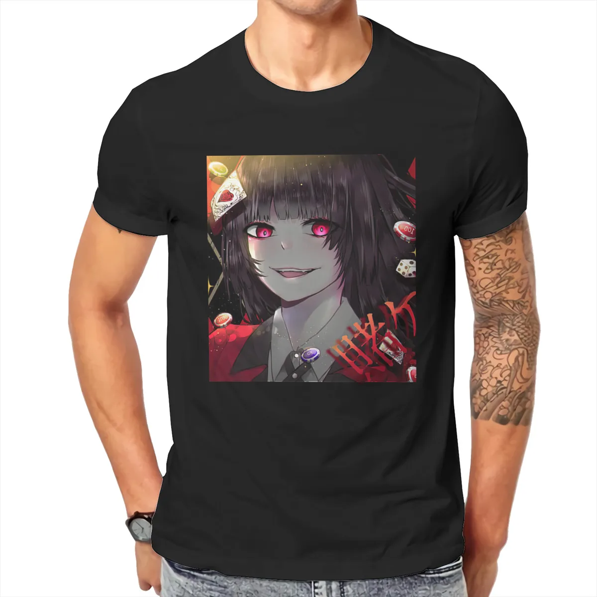 

Kakegurui T shirt Men T shirt summer T-shirt