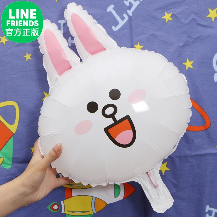 50 шт. милый коричневый медведь корейский оригинальный воздушный шар для