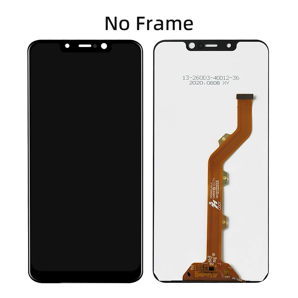

6.2" Original For Tecno Spark 3 Pro KB8 LCD Display Touch Screen Digitizer Assembly New For Tecno KB8 Repair Replacement Parts