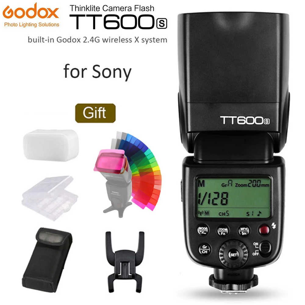 GODOX TT600S GN60 флэш светильник Master Slave Speedlite 2 4G Беспроводная X Система Добавить