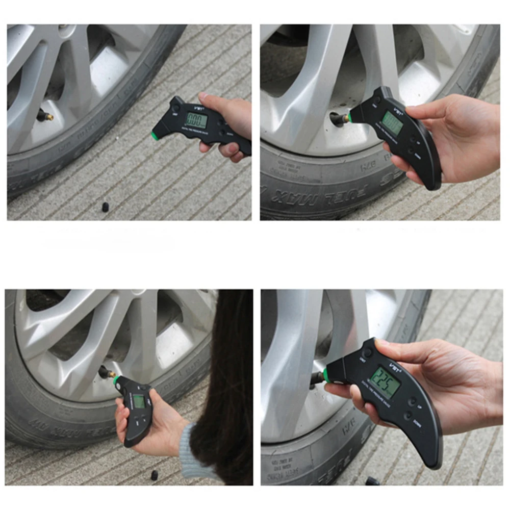 Car Tire Pressure Gauge Auto Bike Motorcycle Tyre Air Meter Tester High Precision Electonic Monitor Diagnostic Tool | Автомобили и