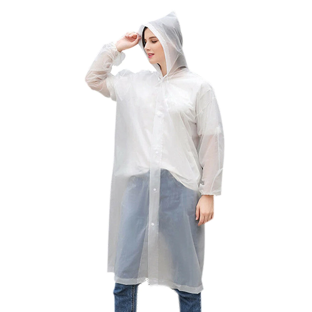 Модный женский и мужской дождевик утолщенный водонепроницаемый плащ-пончо для