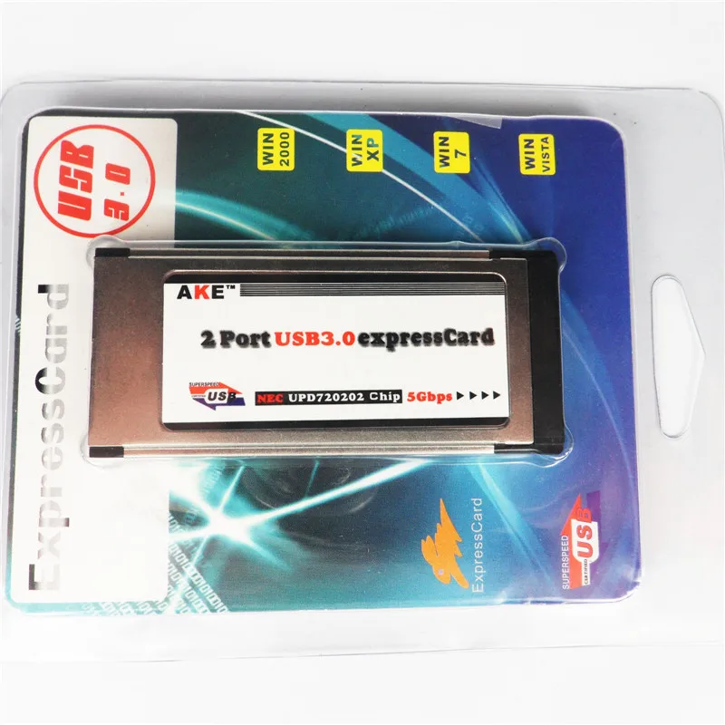 Высоко-Скорость 2 Порты и разъёмы Hi dden внутри USB 3 0 Usb3.0 к Expresscard Express Card 34 мм адаптер