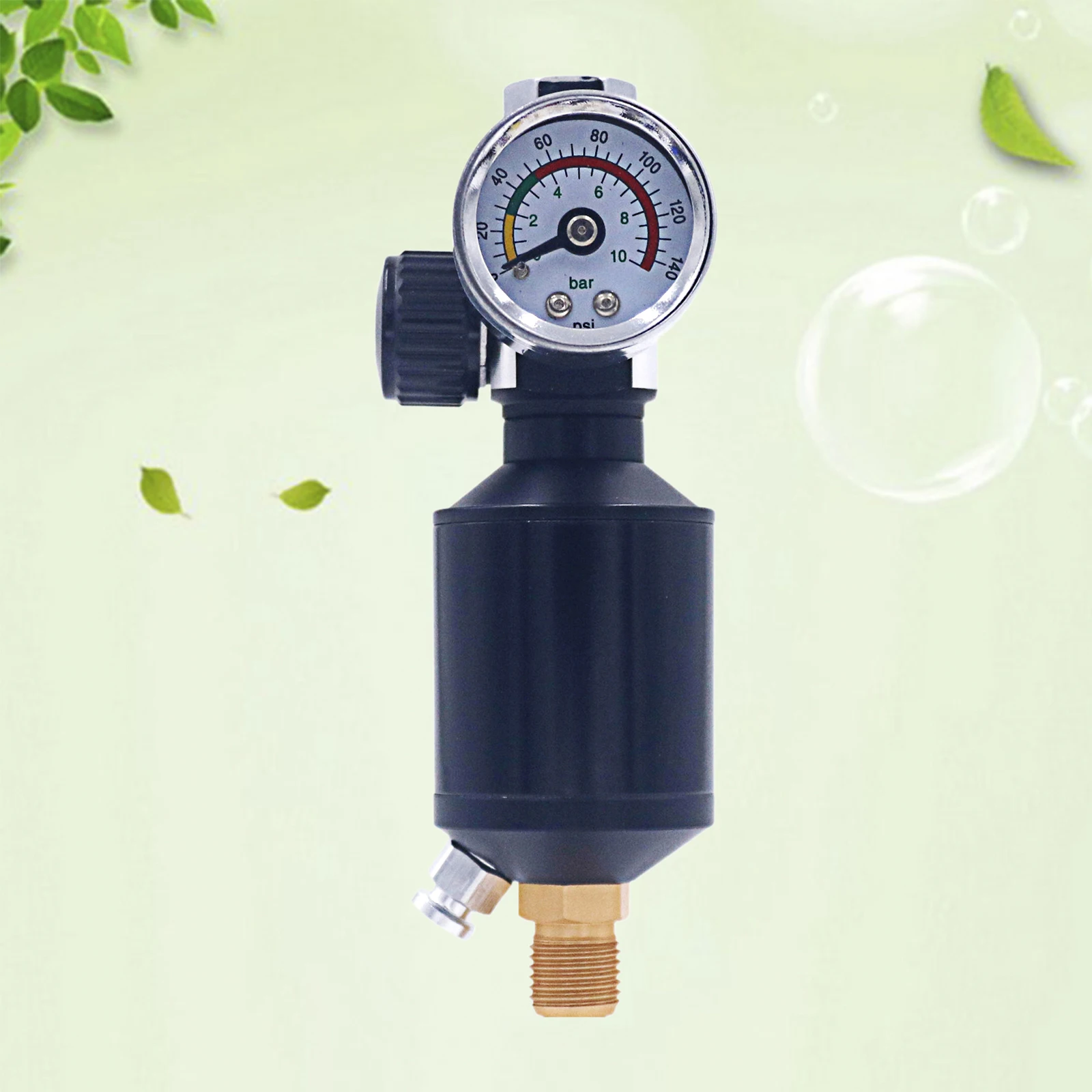 

Spray Gun Regulator Gauge with Air Filter Oil Water Separator Accessories Water Trap Filter Tools Paint Spray Gun Regulator