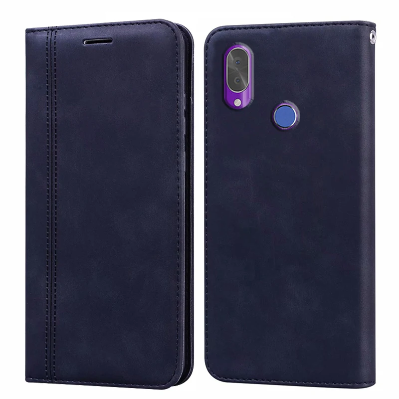 Чехол для Cubot X19 защитный чехол телефона роскошный кожаный книжка Capa X19s
