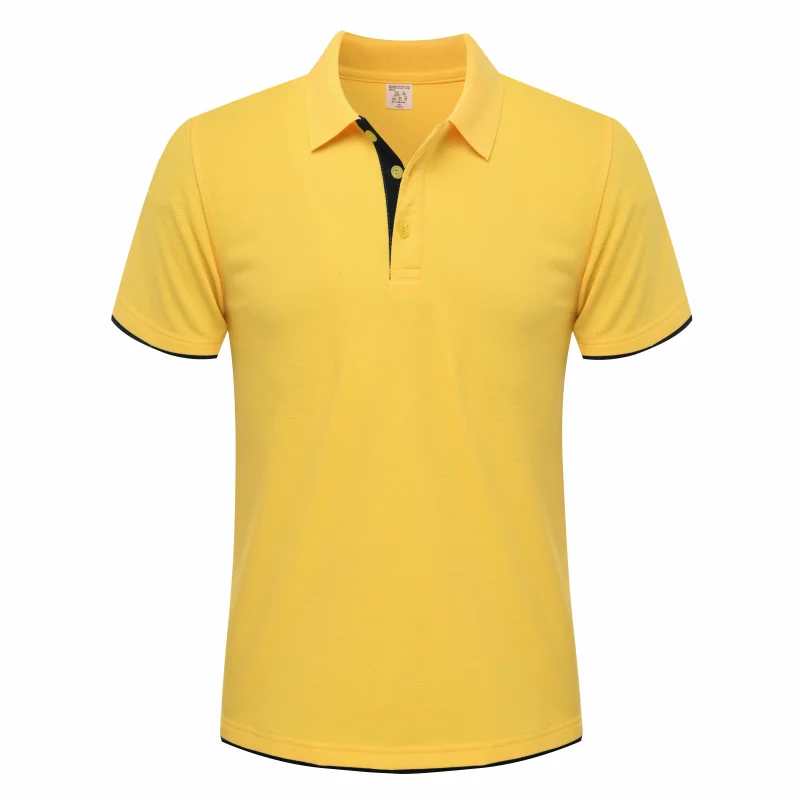 Изготовленный На Заказ мужская и женская футболка поло с логотипом 9 Цвета