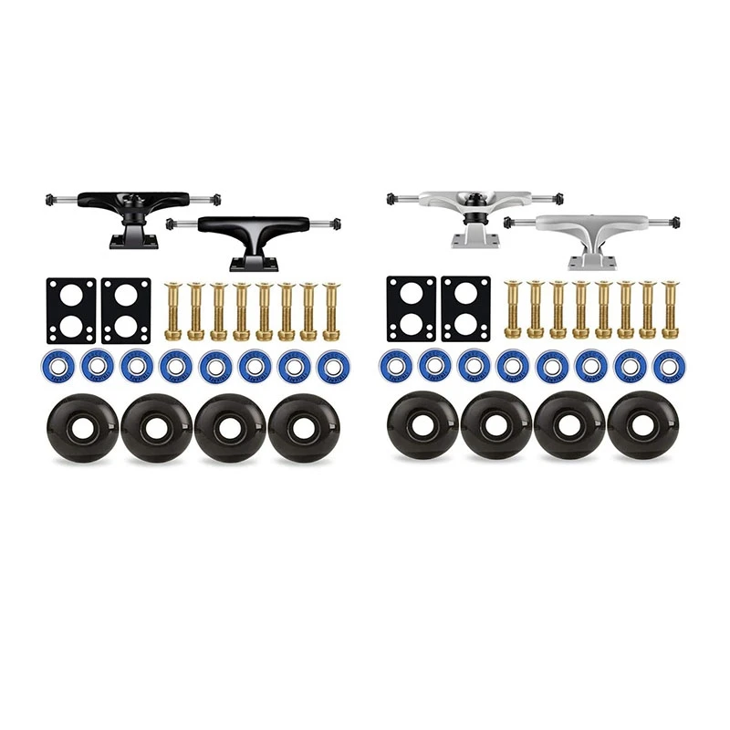 

52mm Skateboard Wheel,5.0 Skateboard Truck,ABEC-11 Skateboard Bearing,Skateboard Riser Pad,Skateboard Hardware