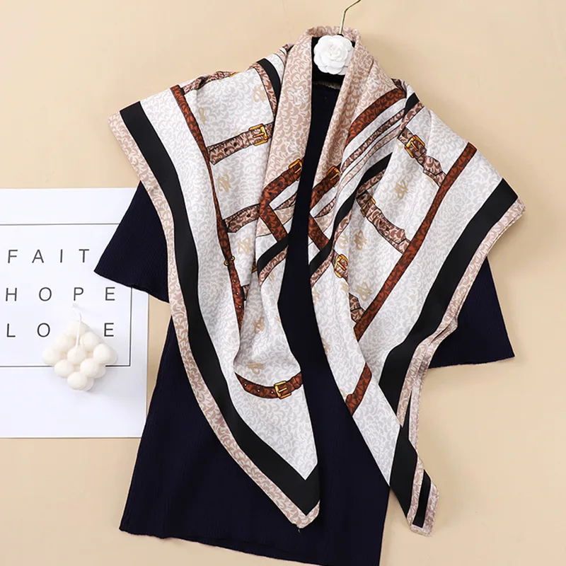 

Женский шарф для волос, женский платок с принтом, квадратная головная бандана, небольшой шейный хиджаб, женские шали, шарфы, шарфы