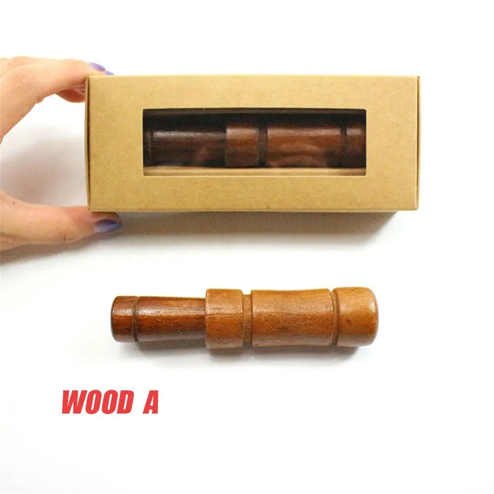 wood A Горячая новинка охотничья приманка звонящий свисток Утка Вызов игра Грач Охотник специальная бионическая утка приманка охотничий звонящий свисток - Цвет: wood A