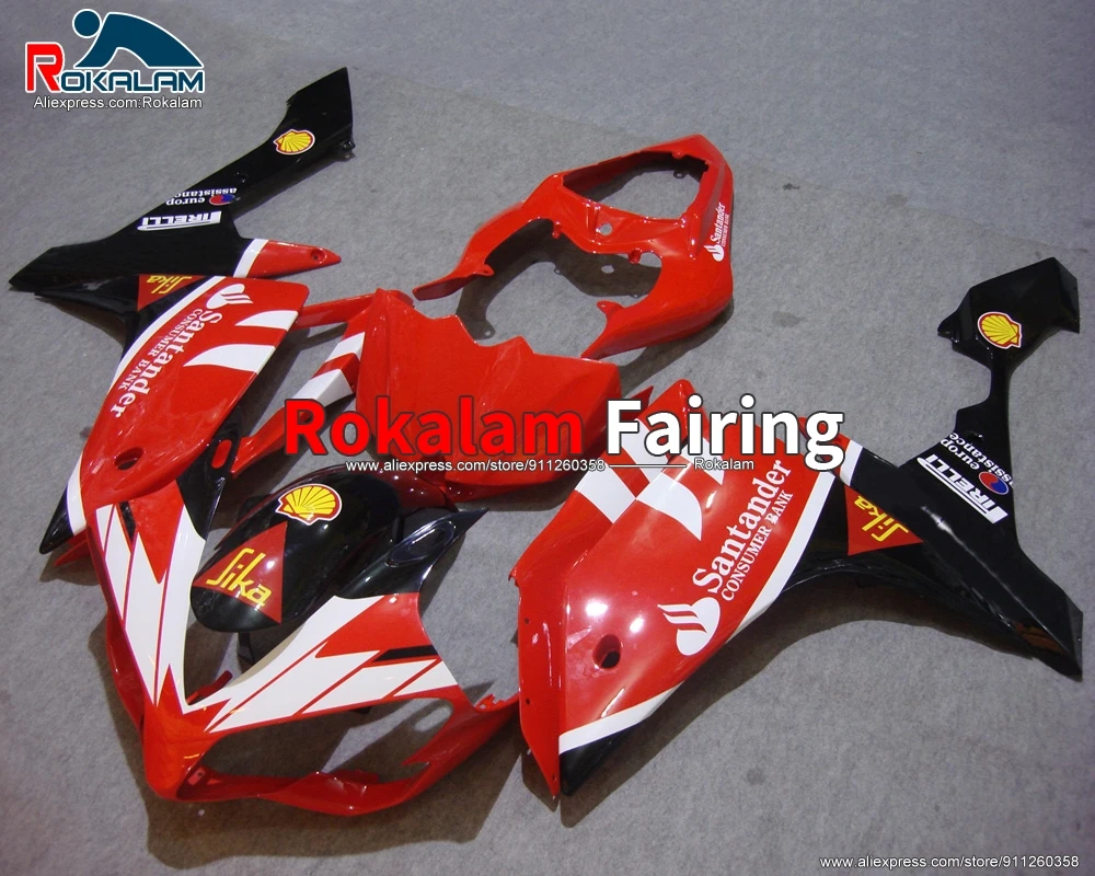 

Body Kit For Yamaha R1 YZF1000 2007 2008 YZFR1 07 08 Red Black White Motorcycle ABS Fairings (Injection Molding)