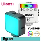 Ulanzi VL49 мини RGB видео светильник ing для фотографии 2000 мАч, RGB светодиодный видео Камера светильник Vlog заполнить светильник в прямом эфире