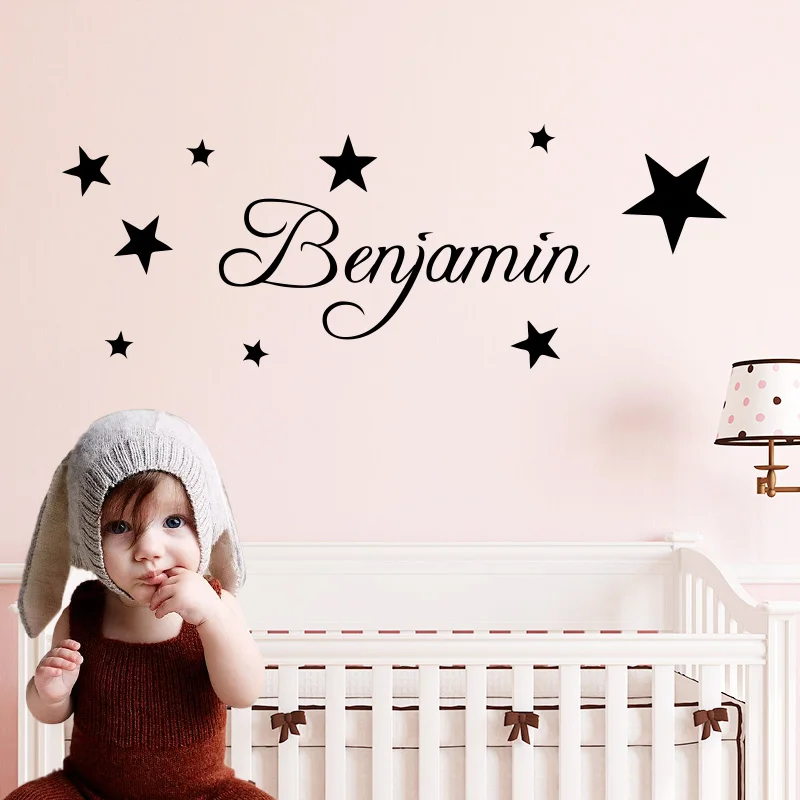 Индивидуальное имя для детей COCOPLY детской комнаты сделай сам палочка