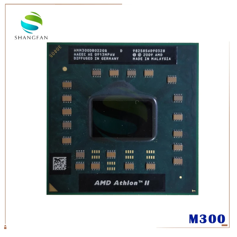 Двухъядерный мобильный процессор AMD Athlon II M300 AMM300DBO22GQ для ноутбука 2 0 ГГц Socket S1