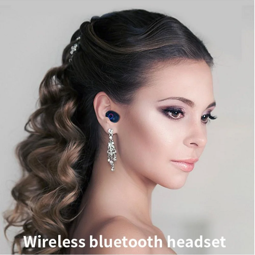 T15 беспроводная Bluetooth гарнитура TWS 5 0 светодиодный цифровой дисплей 3D стерео