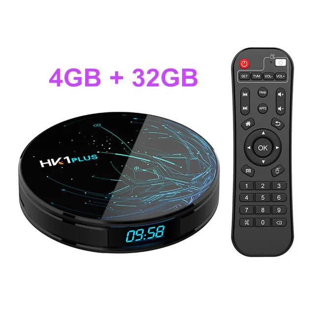 4G 32G 4 Гб 64 Гб HK1 Plus Android 9,0 ТВ BOX Amlogic S905X2 4 ядра, Wi-Fi, BT4.0 H.265 4K Youtube Google Play Смарт ТВ коробка PK X96 MAX X2 - Цвет: 4G 32G