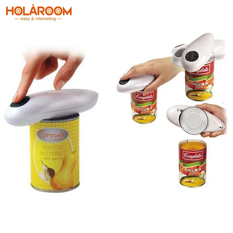Holaroom инновационная электрическая консервная открывалка One Touch открывалка для банок практичная консервная открывалка для бутылок автоматические открывалки для банок Кухонные гаджеты