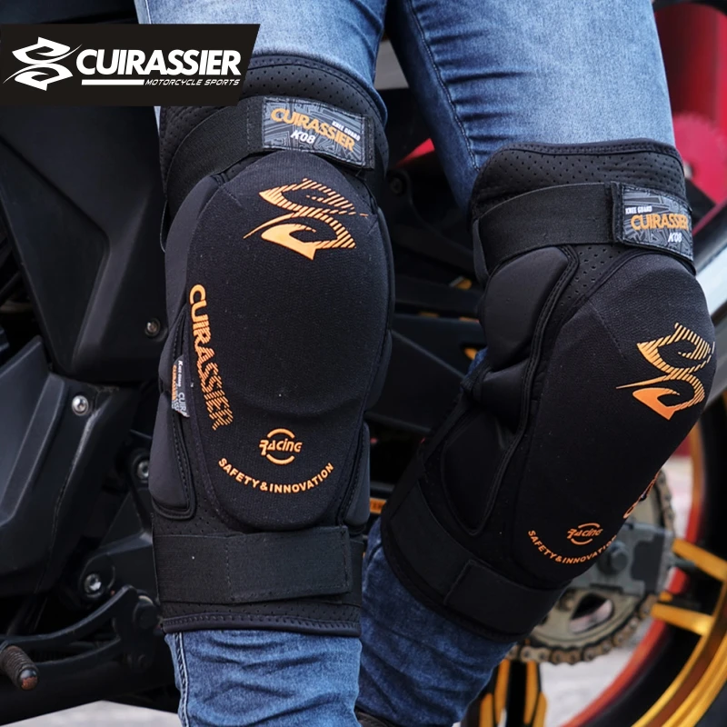 Cuirassier мотоциклетные наколенники для мотороллеров, спортивные защитные наколенники, защитные наколенники для дорожного мотоцикла, оборудование для наколенников