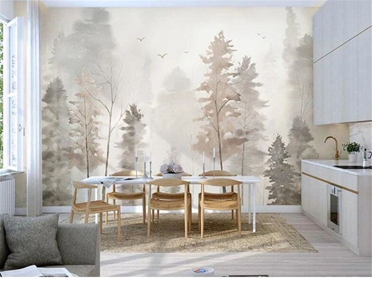 mão, árvore de madeira, decoração de parede,