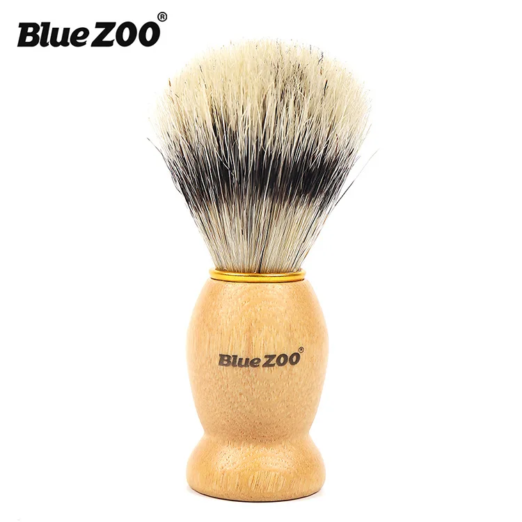 Bluezoo щетиной с вощеной ручкой мужские инструменты для ухода Мех животных крем
