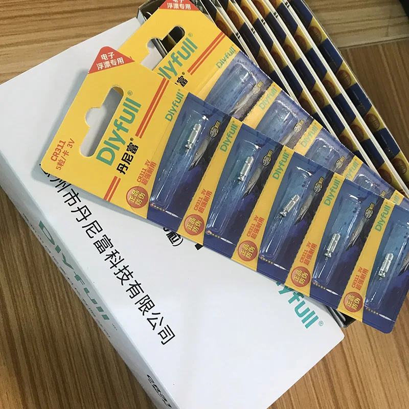

100pcs/lot CR311 Battery 3V Electronic Fishing Float Battery 3mm*11mm Night Fishing Luminous Float Battery Fishing Tackle A432