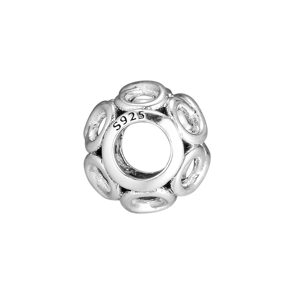 Подходит для браслетов Pandora Infinite Shine Charms S925 оригинальные бусины из стерлингового