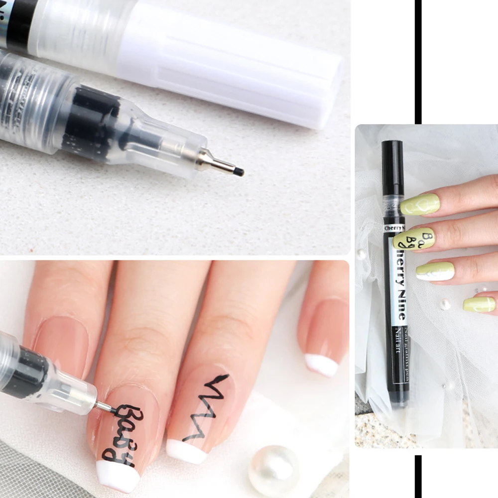 1 шт. ручка для дизайна ногтей граффити водостойкая кисть рисования подводка DIY