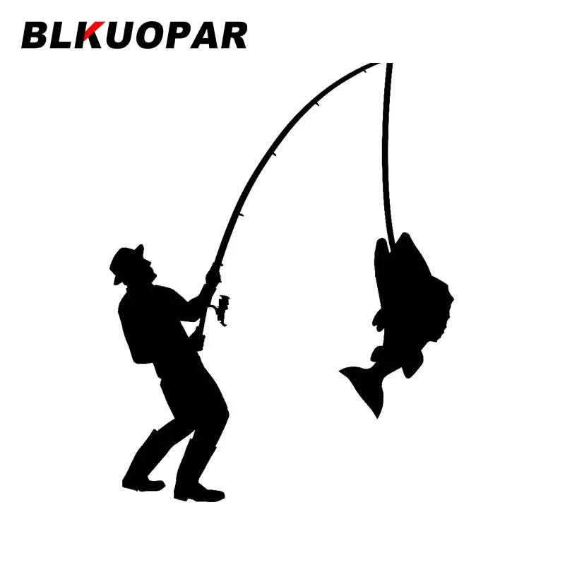 Водонепроницаемый чехол BLKUOPAR для рыбака оригинальная наклейка забавная защита