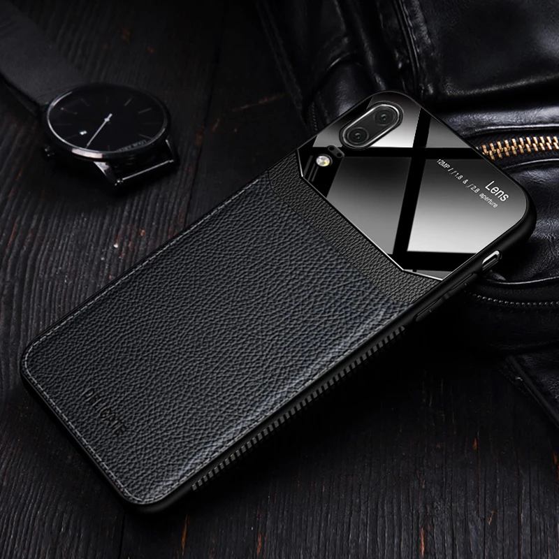 I coque, чехол, чехол, для HuaWei P20 Lite P20lite Pro на кожаном зеркальном стекле Силиконовый противоударный телефон роскошные оригинальные милые чехлы